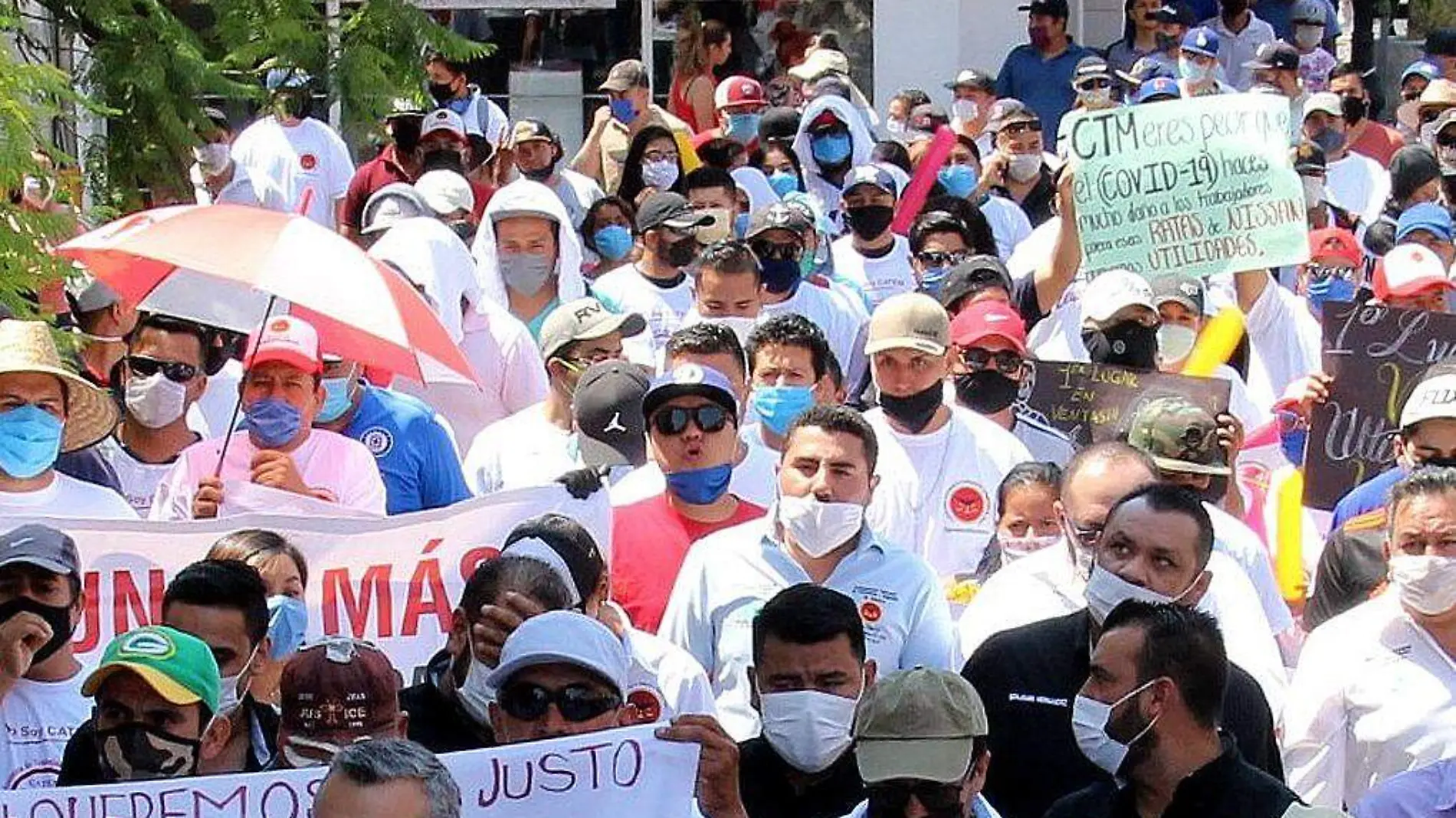 Manifestación de obreros